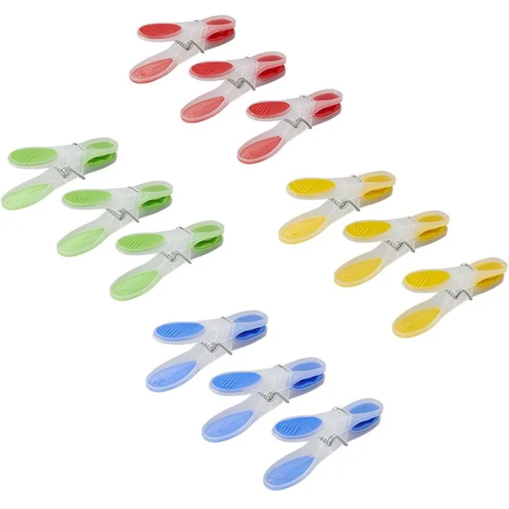 Wäscheklammern 12er Set - bunt