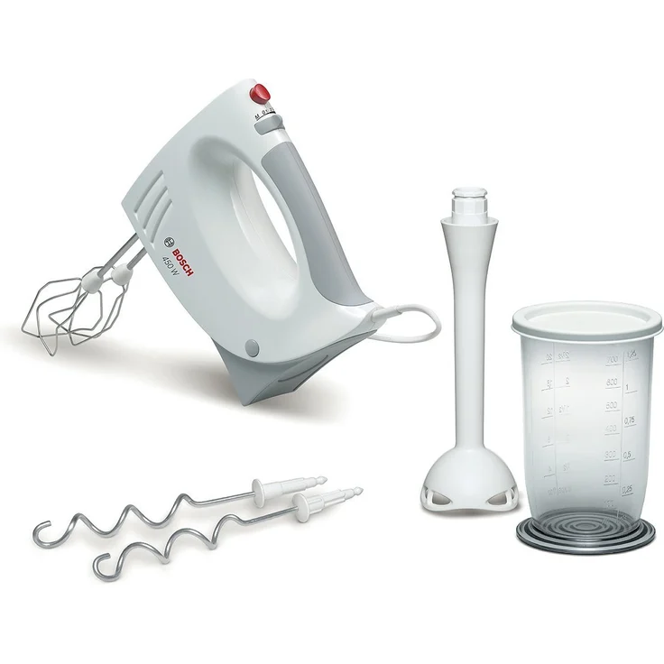 Bosch MFQ3540 Handrührer 450W, Kunststoff, grau-weiß – Bild 5