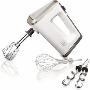 Bild für Krups Handmixer 3 Mix 9000 Deluxe GN9011 (500W, stufenlose Geschwindigkeiten mit langsamem Start + Turbotaste, ergonomischer Griff, Schneebesen & Knethaken aus Edelstahl, Messbecher inkl.)