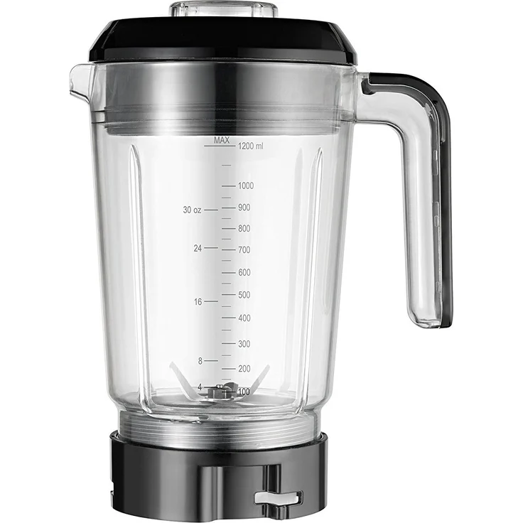 WMF Kult X Standmixer 25.000 U-min, 900 Watt, 2 Geschwindigkeiten, 4 Mixbehälter, ToGo-Flasche, Messereinheit mit Kreuzklingen für Smoothies, Messereinheit mit Flachklingen zum Zerkleinern – Bild 3