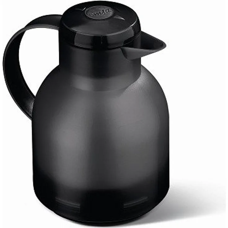 Emsa Samba Isolierkanne, 1,0 l, Kunststoff, schwarz