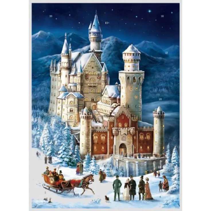 Adventskalender No. 324 Neuschwanstein DIN A3