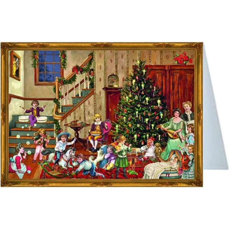 Adventskalenderkarte No. 40776 DIN A6 mit Umschlag