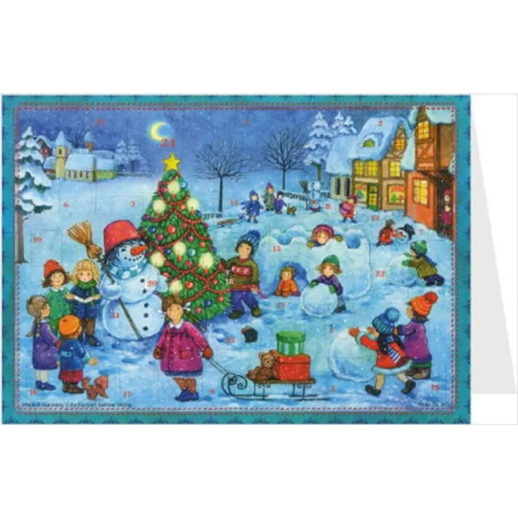 Adventskalenderkarte No. 40810 DIN A6 mit Umschlag