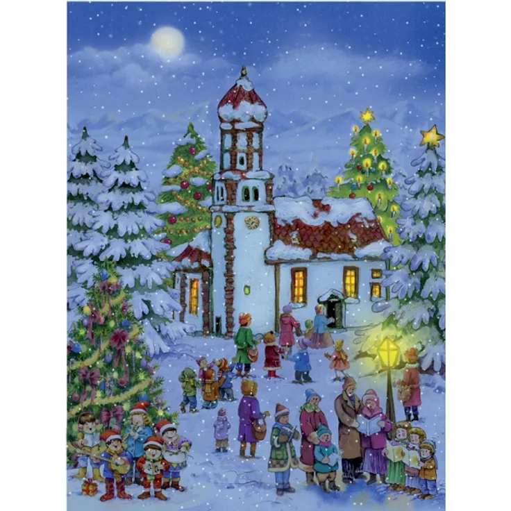Adventskalender No. 70144 '' Heilig Abend'' 26,5x35,5cm