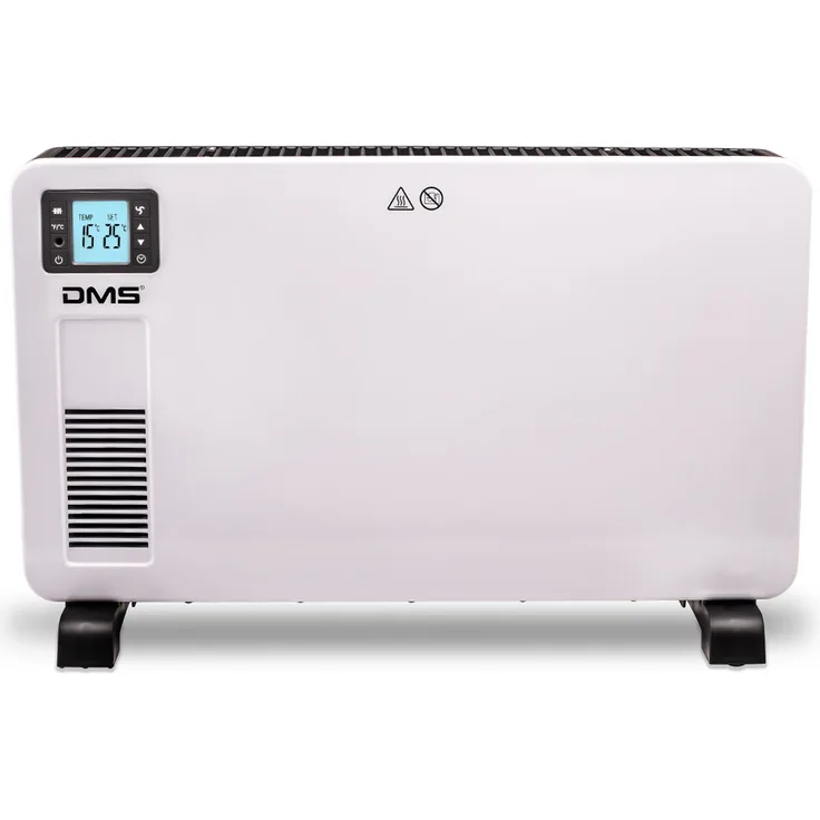 DMS EHK-230 Konvektor, 2300 Watt, Überhitzungsschutz, Thermostat, Fernbedienung, weiß-schwarz, Konvektor