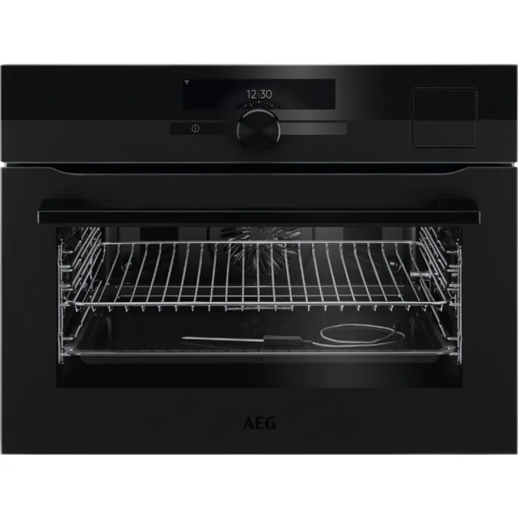 AEG KSK998230T, Kompaktbackofen, SteamPro Multi-Dampfgarer - Sous Vide - WiFi - Matt Schwarz