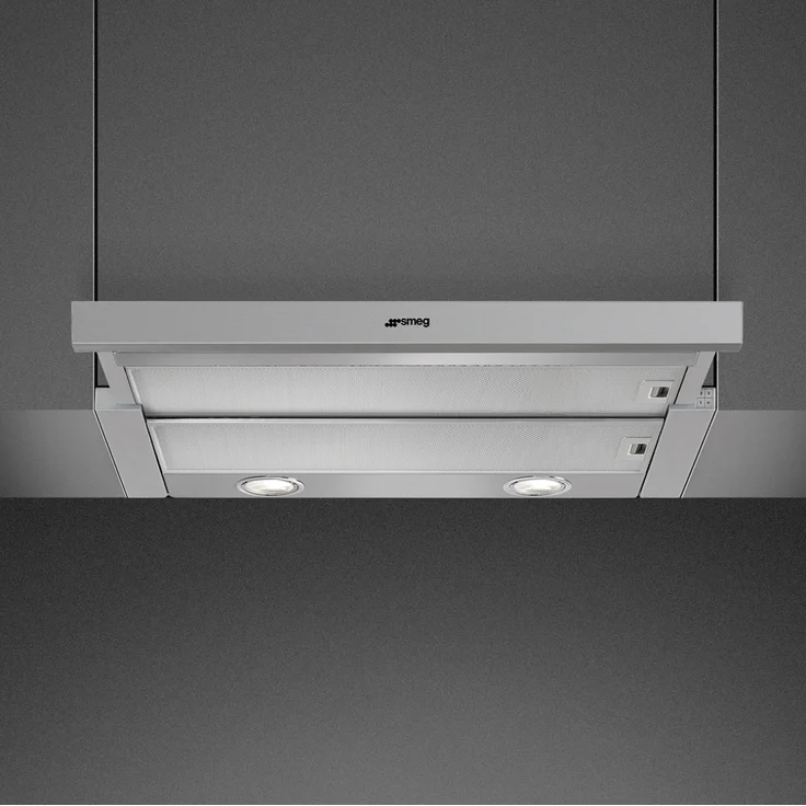 Smeg KSET666XE Flachschirmhaube, Einbau, Breite 60 cm – Bild 1