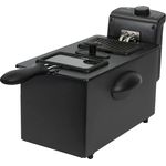 Sega Fritteuse Cecotec CleanFry 3000, mit Öl, 3 Liter Fassungsvermögen, 2180 Watt, Edelstahl, schwarz