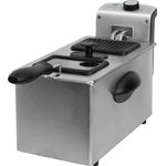Sega Fritteuse Cecotec CleanFry 3000, mit Öl, Inox, 3 Liter Fassungsvermögen, 2180 Watt, Edelstahl, silber