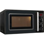 Exquisit RMW720-3GDIG Mikrowelle, Standgerät, 20 Liter Garraum, 1000 Watt, schwarz, lackiert