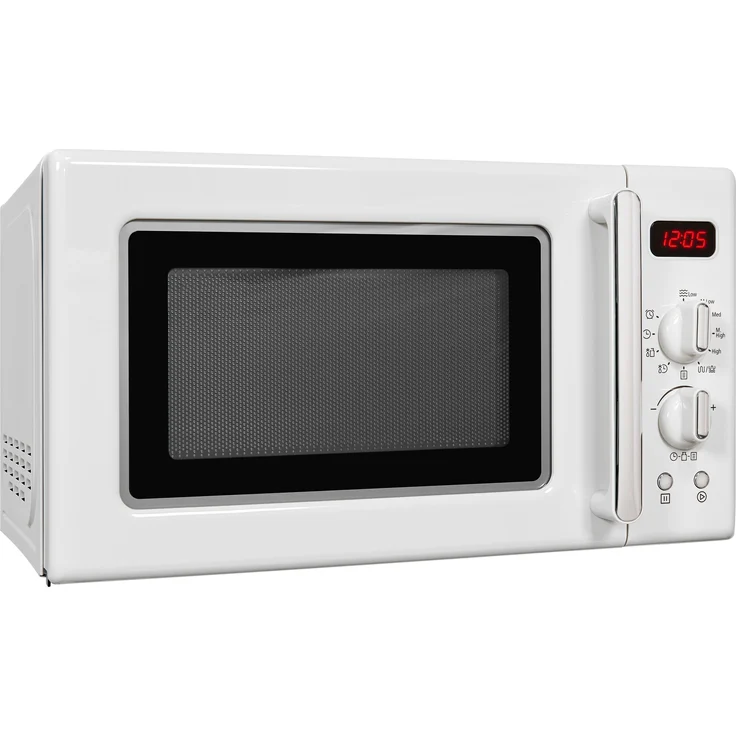 RMW720-3GDIG Mikrowelle mit Grill, Standgerät, 700 Watt, 20 Liter Garraum, weiß, 8 Automatik-Programme, lackiert – Bild 1