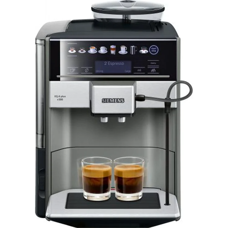 Siemens EQ.6 plus TE657313RW, Kaffeevollautomat, 1,7 l, 1500 W, schwarz, Silber – Bild 2