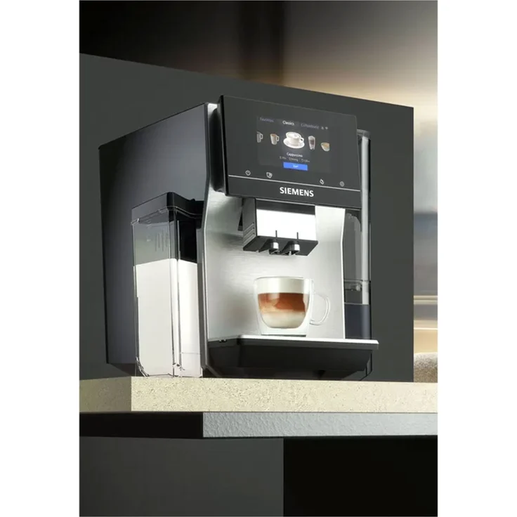 Siemens EQ.700 integral TQ707D03, Kaffeevollautomat, mit Milchsystem, 2,4 l, 1500 W, schwarz – Bild 4