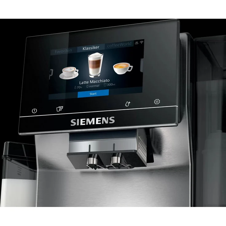Siemens EQ.700 integral TQ707D03, Kaffeevollautomat, mit Milchsystem, 2,4 l, 1500 W, schwarz – Bild 2