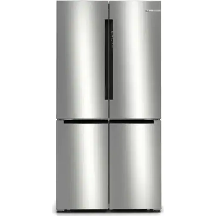 Bosch KFN96VPEA Side-by-Side-Kühlschrank, freistehend, silber, NoFrost, Schnellkühlen und -gefrieren, 0-Grad-Zone, LED, Breite 91 cm