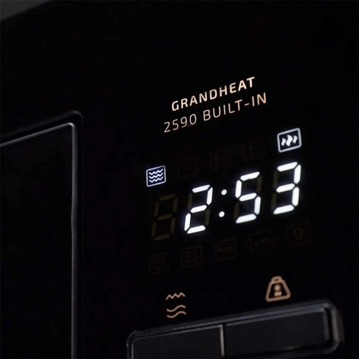Cecotec GrandHeat 2590 Mikrowelle mit Grill, Standgerät, 900 Watt, 25 Liter Garraum, Edelstahl, Drehteller – Bild 3