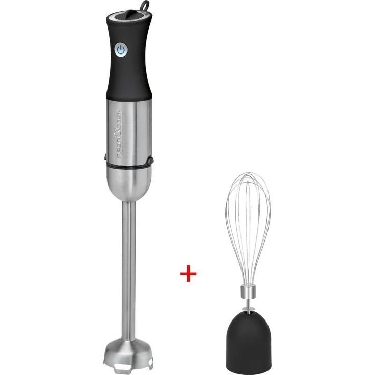 ProfiCook PC-SMS-1220 Stabmixer Set, 1000W, Soft Touch-Griff, inkl. Schneebesen, stufenlose Geschwindigkeitsregulierung, Edelstahl – Bild 1