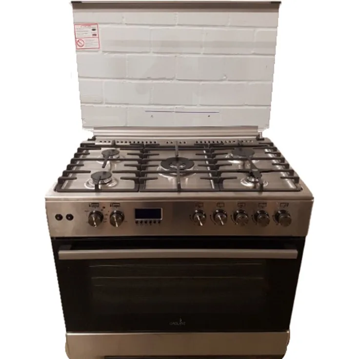 Gasline Gag 90 Pinex Gas-Standherd Elektro & Gas Backofen Umluft Drehspieß
