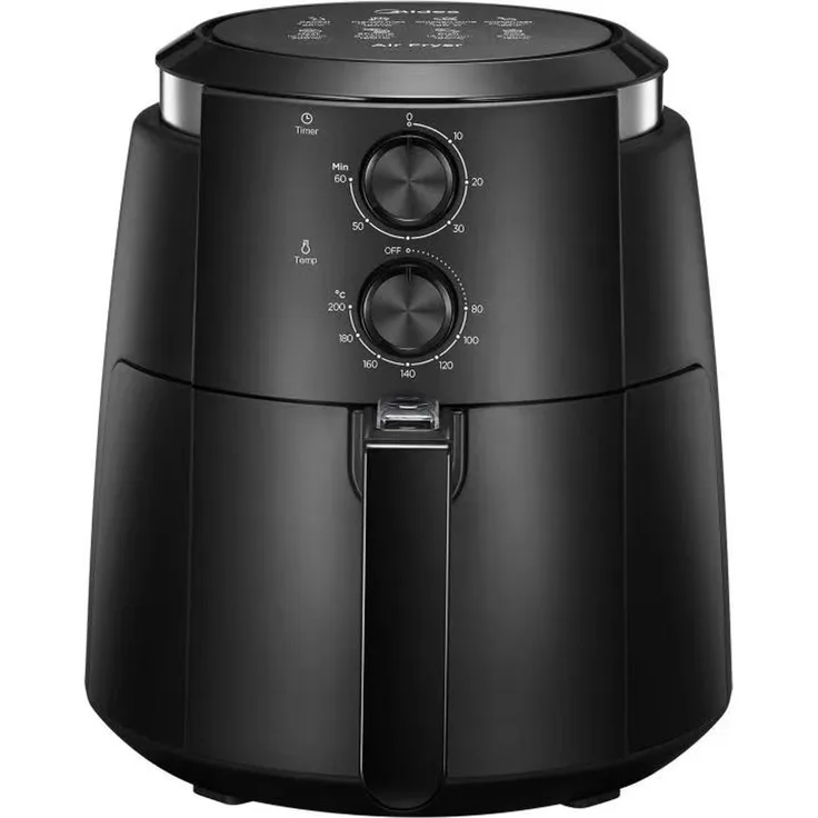 Midea MF-TN35B Heißluftfritteuse, ohne Öl, schwarz