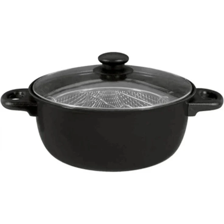 Quid S2700669 Fritteuse Gante, mit Fett, Stahl 0,32 L, 26 cm Durchmesser, schwarz – Bild 5