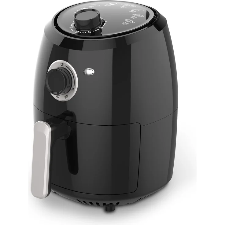 Daewoo DHFRYER HaloAir Airfryer Heißluftfritteuse, ohne Öl, 2.4 Liter Fassungsvermögen, 2000 Watt, Kunststoff, schwarz – Bild 2