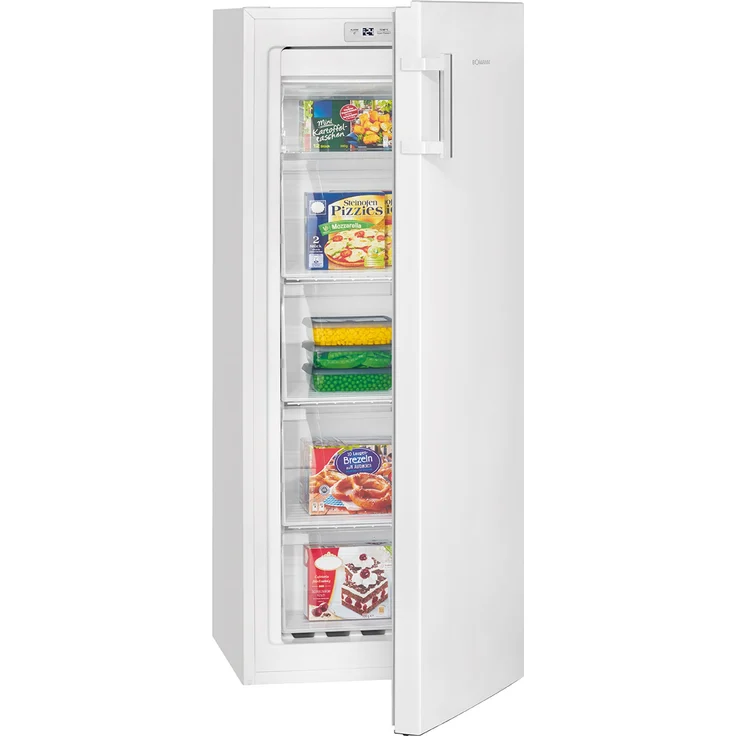 Bomann GS 7325.1 Gefrierschrank, freistehend, weiß, Total NoFrost, Breite 55 cm, Energieklasse E – Bild 4