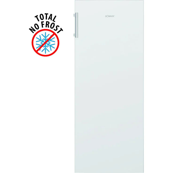 Bomann GS 7325.1 Gefrierschrank, freistehend, weiß, Total NoFrost, Breite 55 cm, Energieklasse E – Bild 1