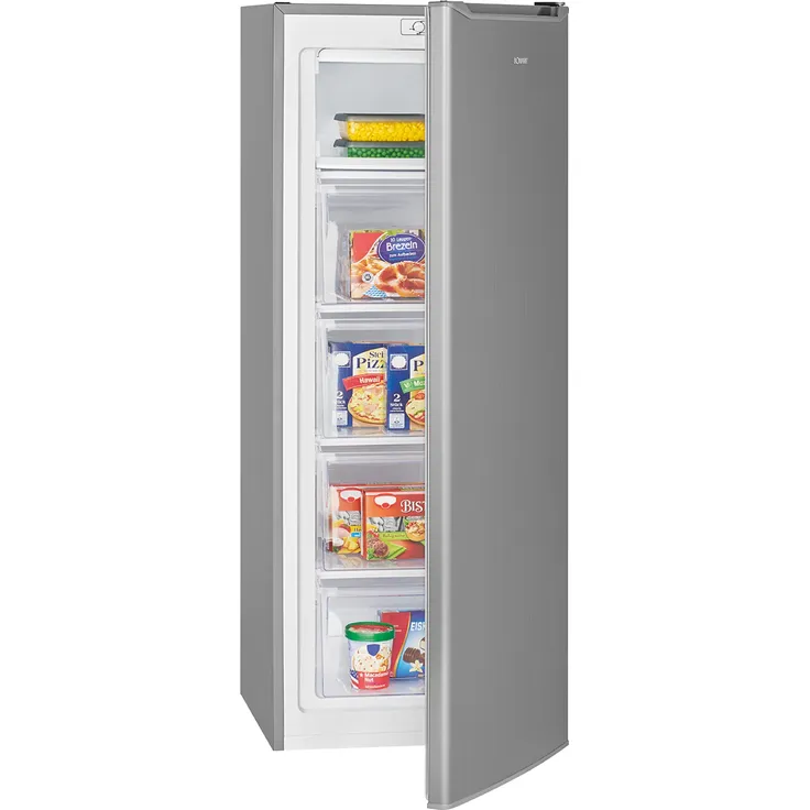 Bomann GS 7340 Gefrierschrank freistehend, Freezer Eisschrank, 168 Liter Nutzinhalt, 4 Gefrier-Schubladen, Stufenlose Temperaturregelung – Bild 2
