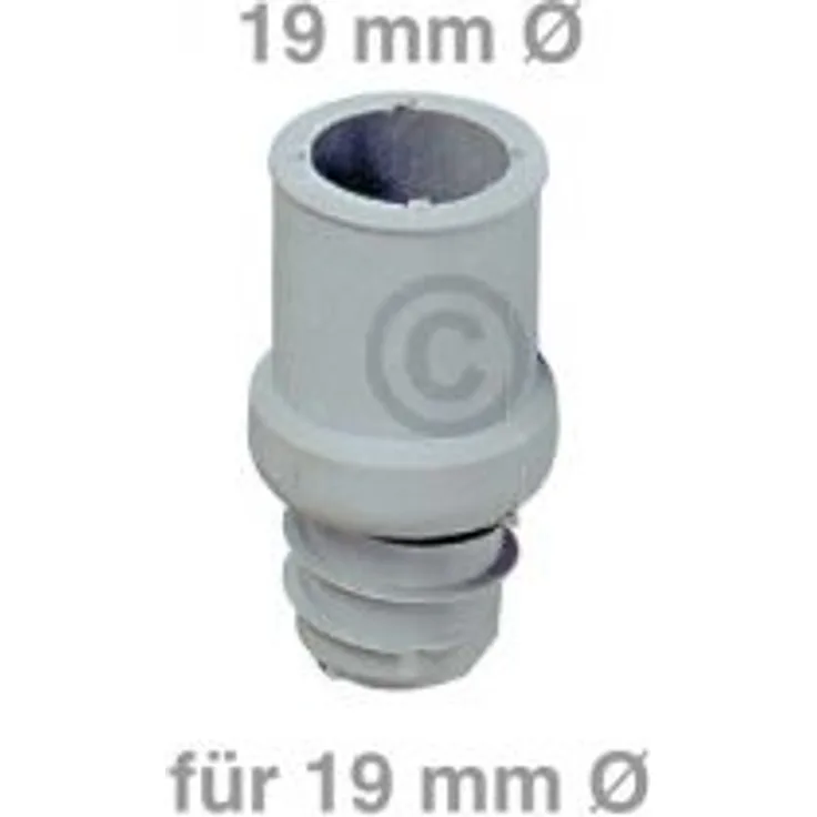 AblaufschlauchEndstück 19mmØ für 19mmØ