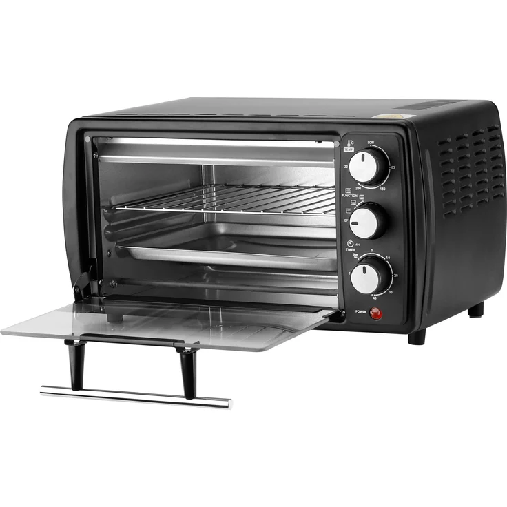 Steinborg Minibackofen, 13 Liter, Timer, Krümelblech, 1200 Watt – Bild 2