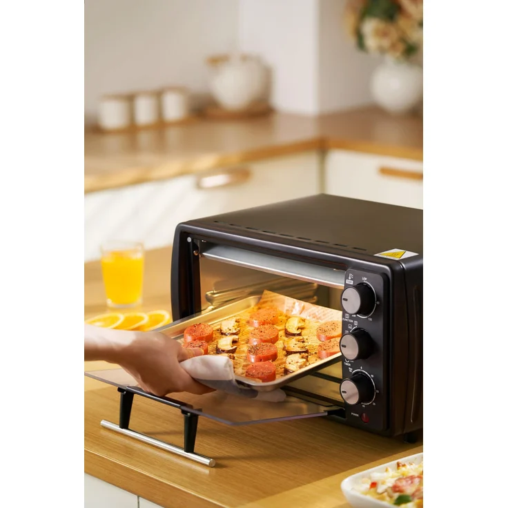 Steinborg Minibackofen, 13 Liter, Timer, Krümelblech, 1200 Watt – Bild 5