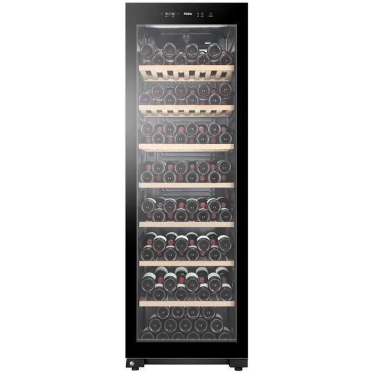 HAIER HWS188GAE - Weinkühlschrank - 188 Flaschen - Monobereich - 1,85 m hoch - 59,5 cm breit