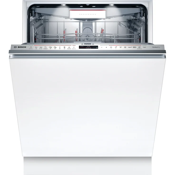 Bosch SMV8YCX03E, Geschirrspüler, B, Geräuschemissionsklasse B, Geräuschemissionen 43 Dezibel – Bild 1