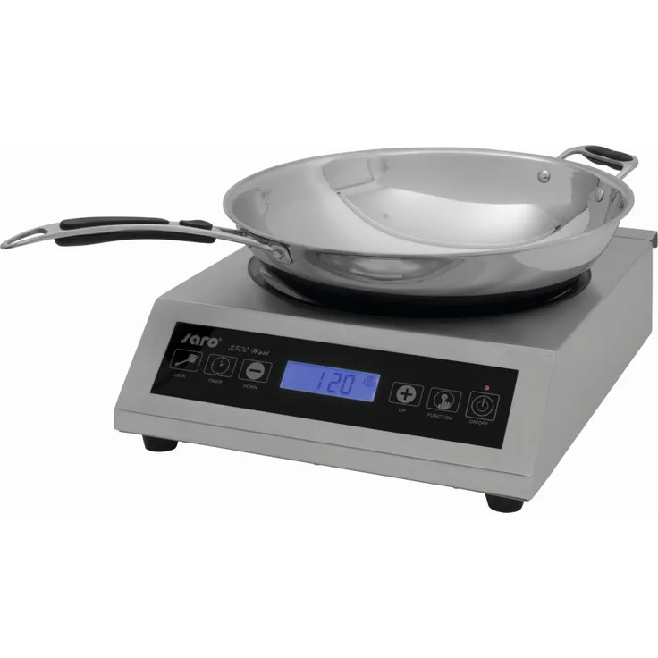 Wok-Induktionskochfeld inkl. Wok Modell LOUISA, Maße: B 340 x T 445 x H 117