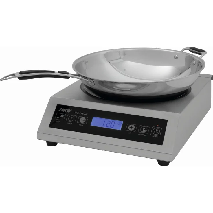 Wok-Induktionskochfeld inkl. Wok Modell LOUISA, Maße: B 340 x T 445 x H 117 – Bild 1