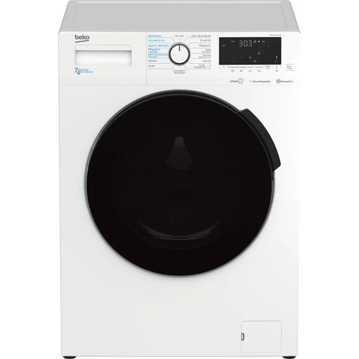 Beko WDW75141Steam1, Waschtrockner, Energieeffizienzklasse D, Standgerät, Breite 60 cm, Geräuschemissionsklasse B – Bild 2