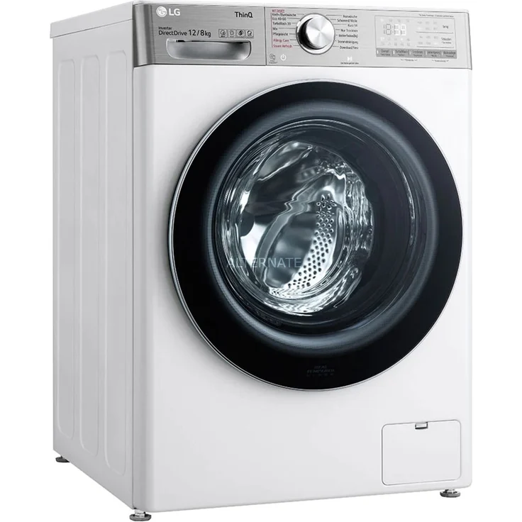 LG V9WD128H2 Serie 9, Waschtrockner, Energieeffizienzklasse E, Standgerät, Breite 60 cm, Geräuschemissionsklasse B - Preisvergleich – Bild 1