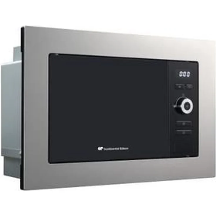Continental Edison MO20IXES Mikrowelle, Einbaugerät, 20 Liter Garraum, silber schwarz – Bild 1