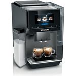 Siemens EQ.700 TQ707DF5 integral Kaffeevollautomat, 2,4 l Wassertank, 350 g Bohnenbehälter, dark inox