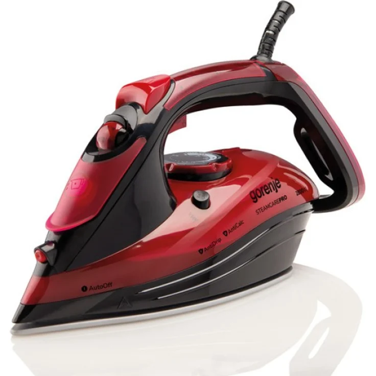 Gorenje SIH2800BF Dampfbügeleisen, 2800W, rot-schwarz