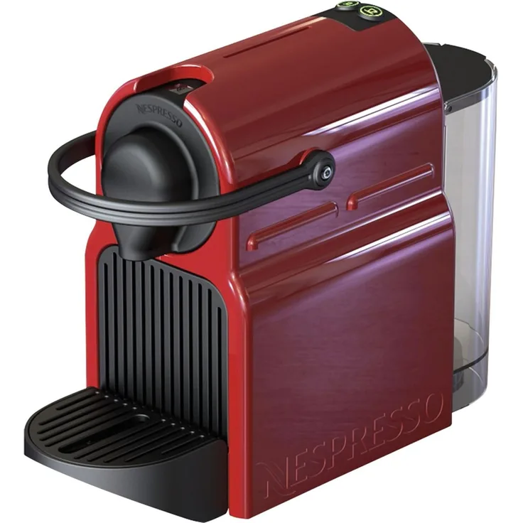Krups Inissia XN 1005 Nespresso ruby red Kaffeekapselmaschine, rot
