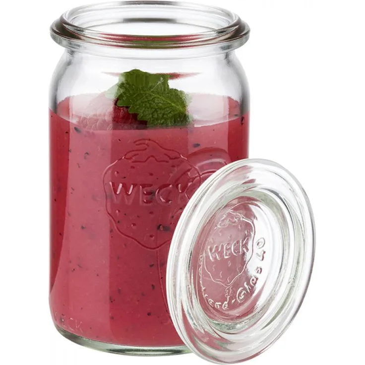 APS Weck-Glas mit Deckel, Zylinder-Form, 145 ml, 12er Set