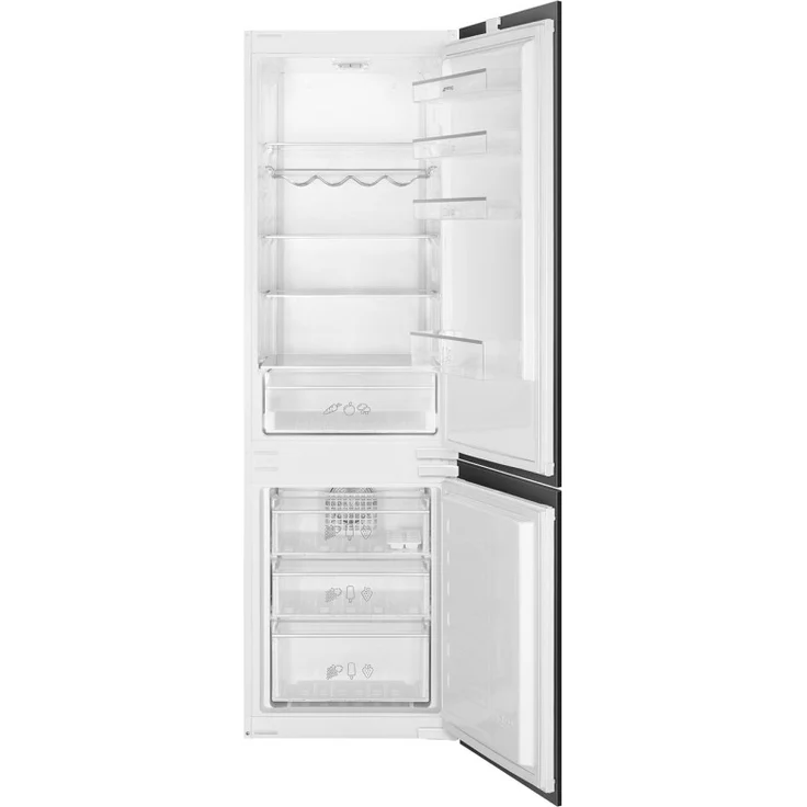 Smeg C3170NE Kühl-Gefrierkombination, Einbau, Höhe 177 cm, Energieklasse E – Bild 1