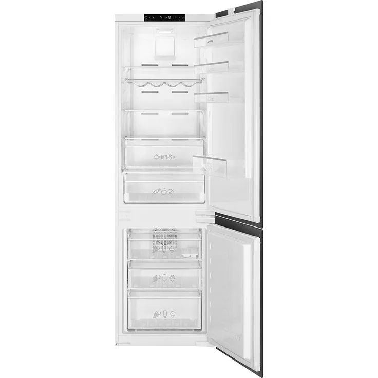Smeg C8174TNE Kühl-Gefrierkombination, Einbau, Höhe 177 cm, Energieklasse E