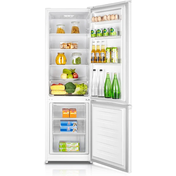 Wolkenstein KGK 180 Kühl-Gefrierkombination, freistehend, inox, NoFrost, Breite 55.4 cm, Energieklasse E – Bild 5