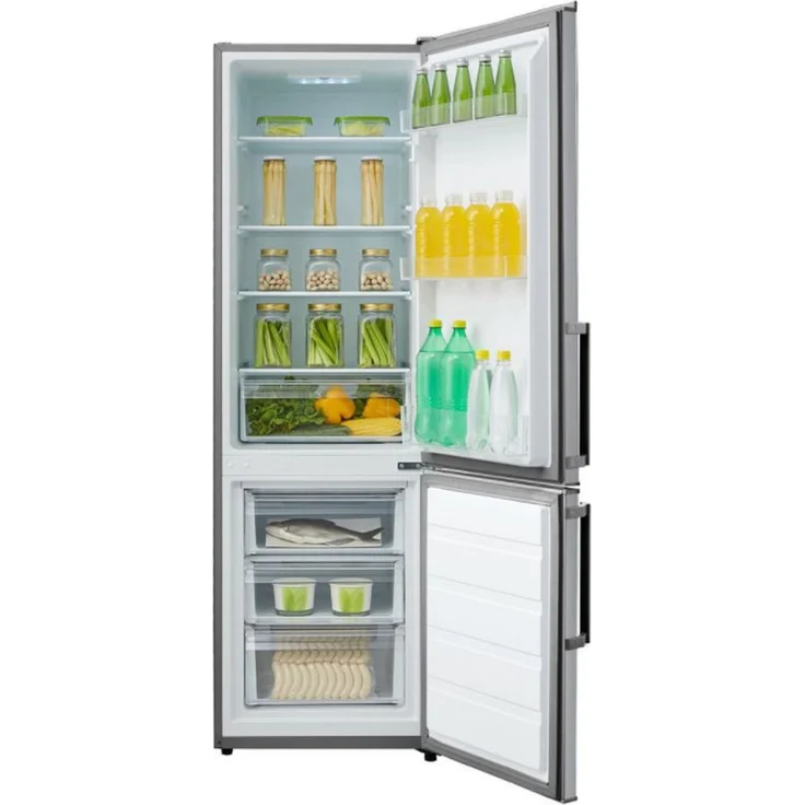 Wolkenstein KGK 180 Kühl-Gefrierkombination, freistehend, inox, NoFrost, Breite 55.4 cm, Energieklasse E – Bild 8