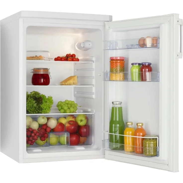 Amica VKS 15122-1 W Kühlschrank, freistehend, weiß, Höhe 85 cm, Energieklasse E