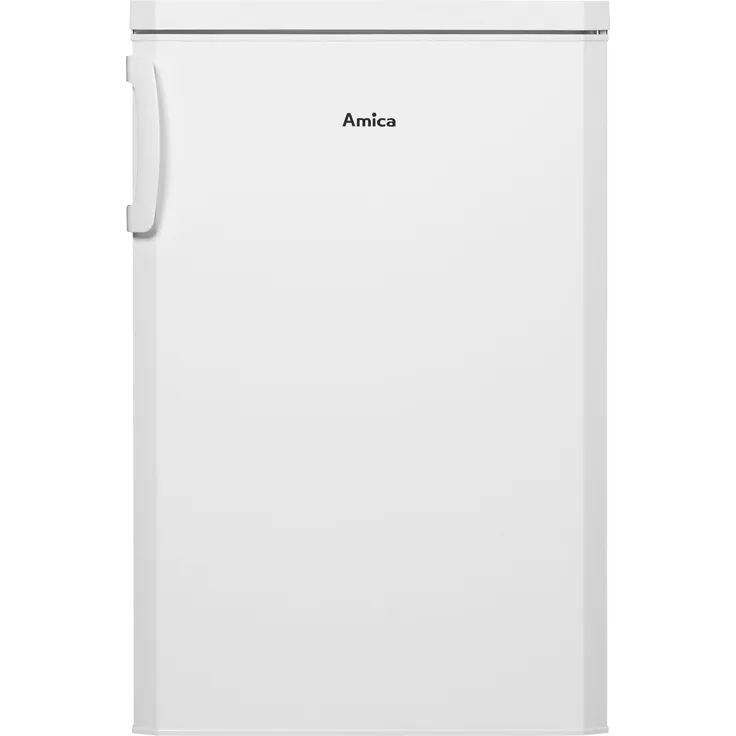 Amica VKS15122W Kühlschrank, freistehend, weiß, Höhe 85 cm, Energieklasse E