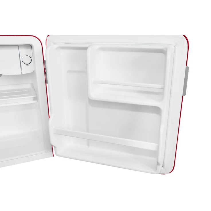 Exquisit CKB45-0-031F Minikühlschrank, freistehend, rot, Energieklasse F – Bild 7